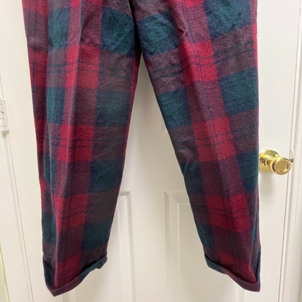 VTG Giorgio Sant' Angelo Wool Plaid Lined 14 x 27.5L - Picture 5 of 16